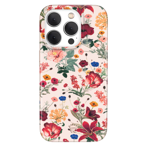 Nude Vintage Floral iPhone Case