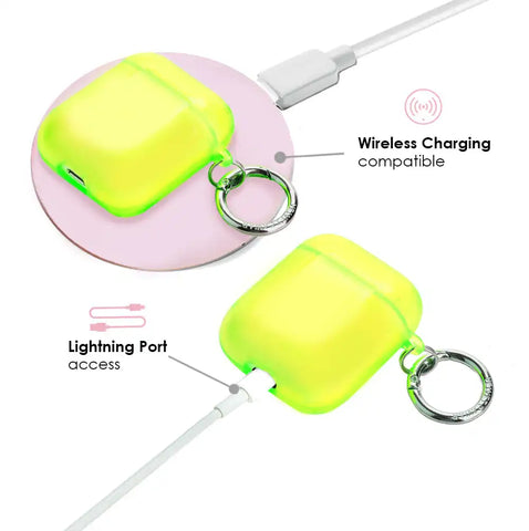 Neon Yellow AirPods Case
