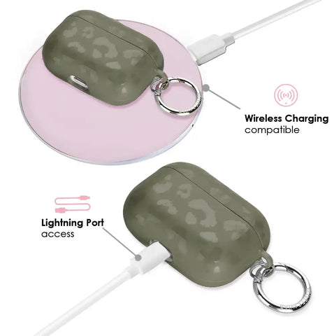 Olive Leopard AirPod Case