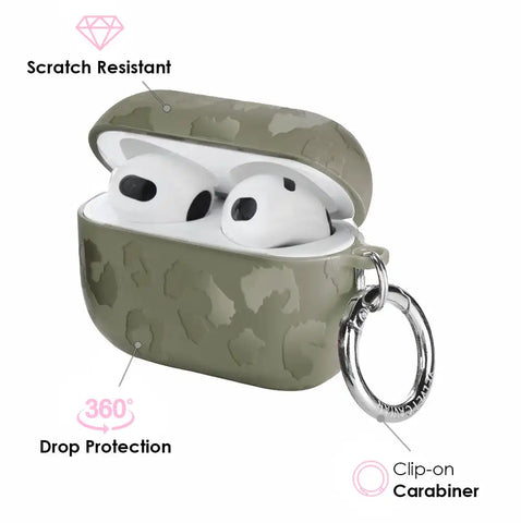 Olive Leopard AirPod Case