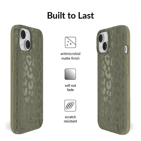 Olive Leopard iPhone Case