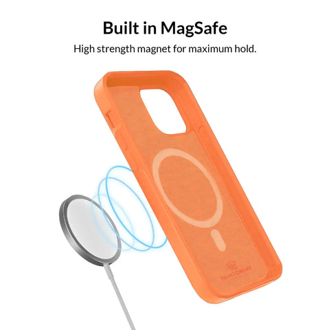Bright Orange Silicone iPhone Case