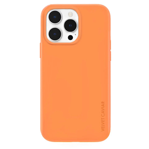 Bright Orange Silicone iPhone Case