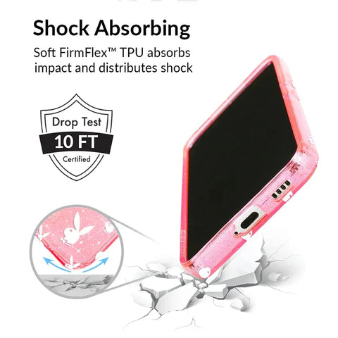 Playboy Pink Bunny Glitter Samsung Case