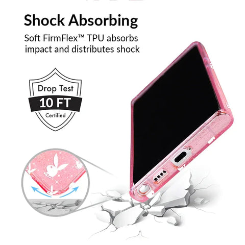 Playboy Pink Bunny Glitter Samsung Case