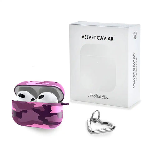 Magenta Camo AirPod Case