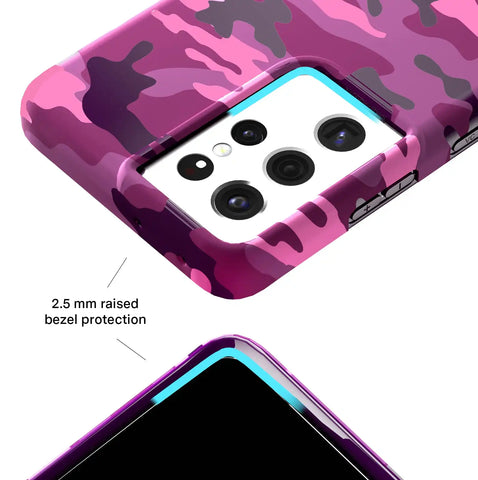 Magenta Camo Samsung Case