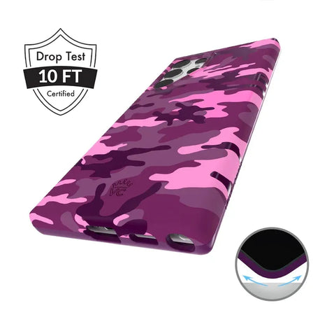 Magenta Camo Samsung Case