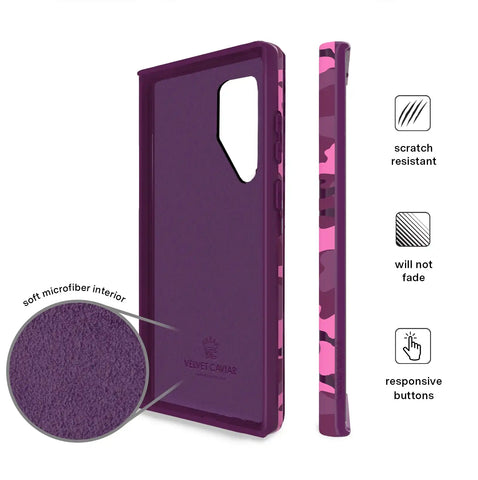 Magenta Camo Samsung Case