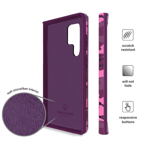 Magenta Camo Samsung Case