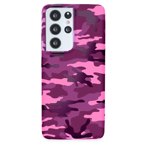 Magenta Camo Samsung Case