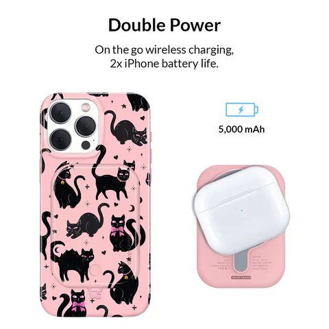 Lucky Kittens Portable MagSafe Charger Power Pack