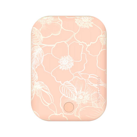 Peach Blossom Portable MagSafe Charger Power Pack