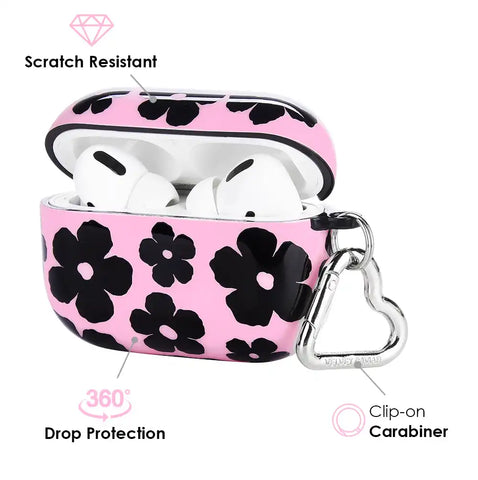 Pink Le Fleur AirPod Case