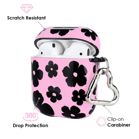 Pink Le Fleur AirPod Case