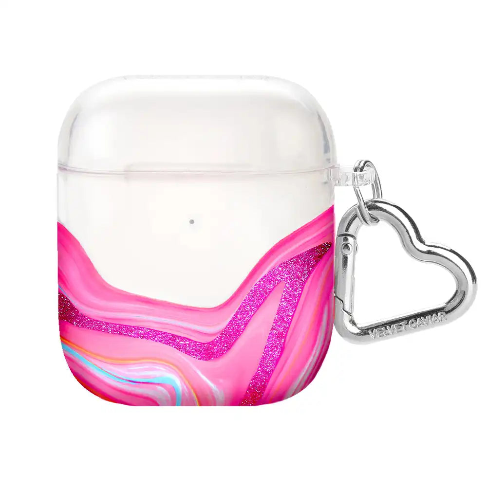 Pink Geode AirPod Case