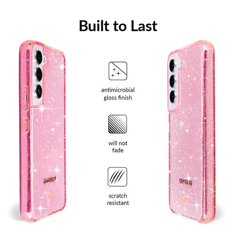 Pink Stardust Glitter Samsung Case