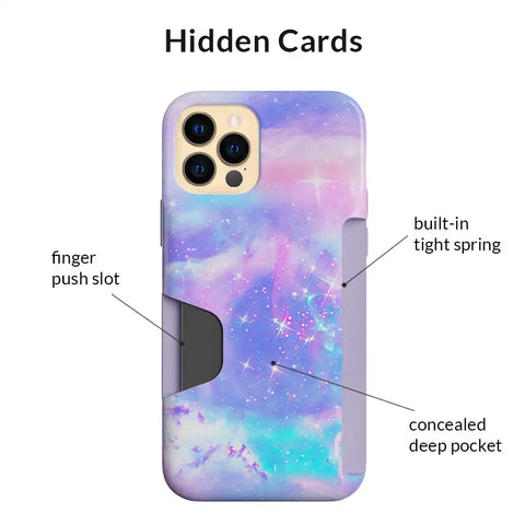 Pastel Galaxy iPhone Wallet Case