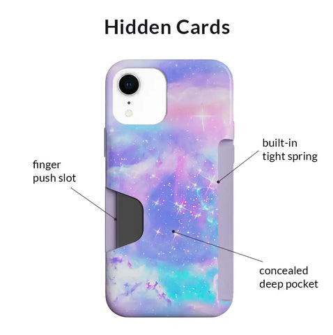 Pastel Galaxy iPhone Wallet Case