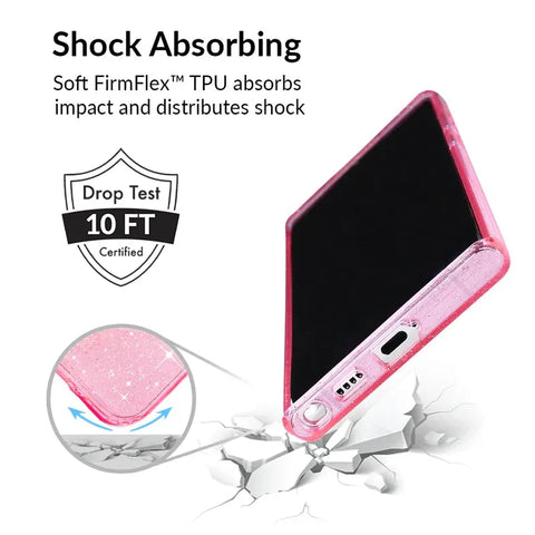 Pink Stardust Glitter Samsung Case