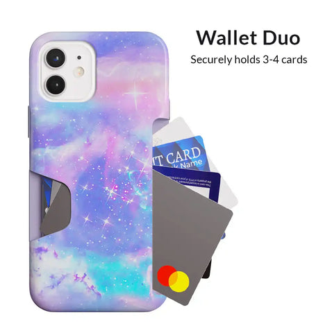 Pastel Galaxy iPhone Wallet Case