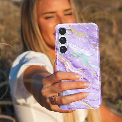 Purple Holo Moonstone Samsung Case