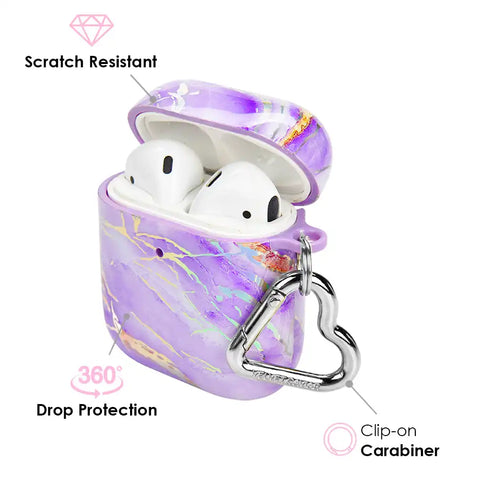 Purple Holo Moonstone AirPod Case