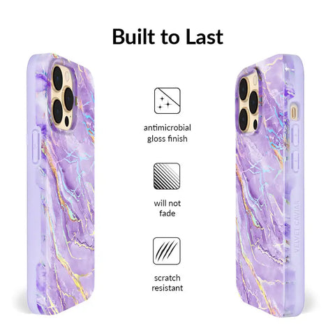 Purple Holo Moonstone iPhone Case