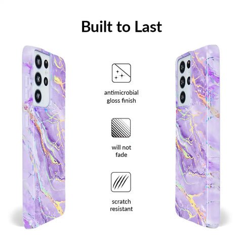Purple Holo Moonstone Samsung Case