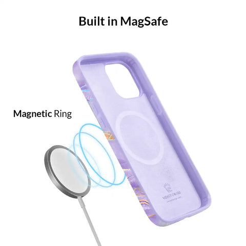 Purple Holo Moonstone iPhone Case