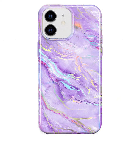 Purple Holo Moonstone iPhone Case