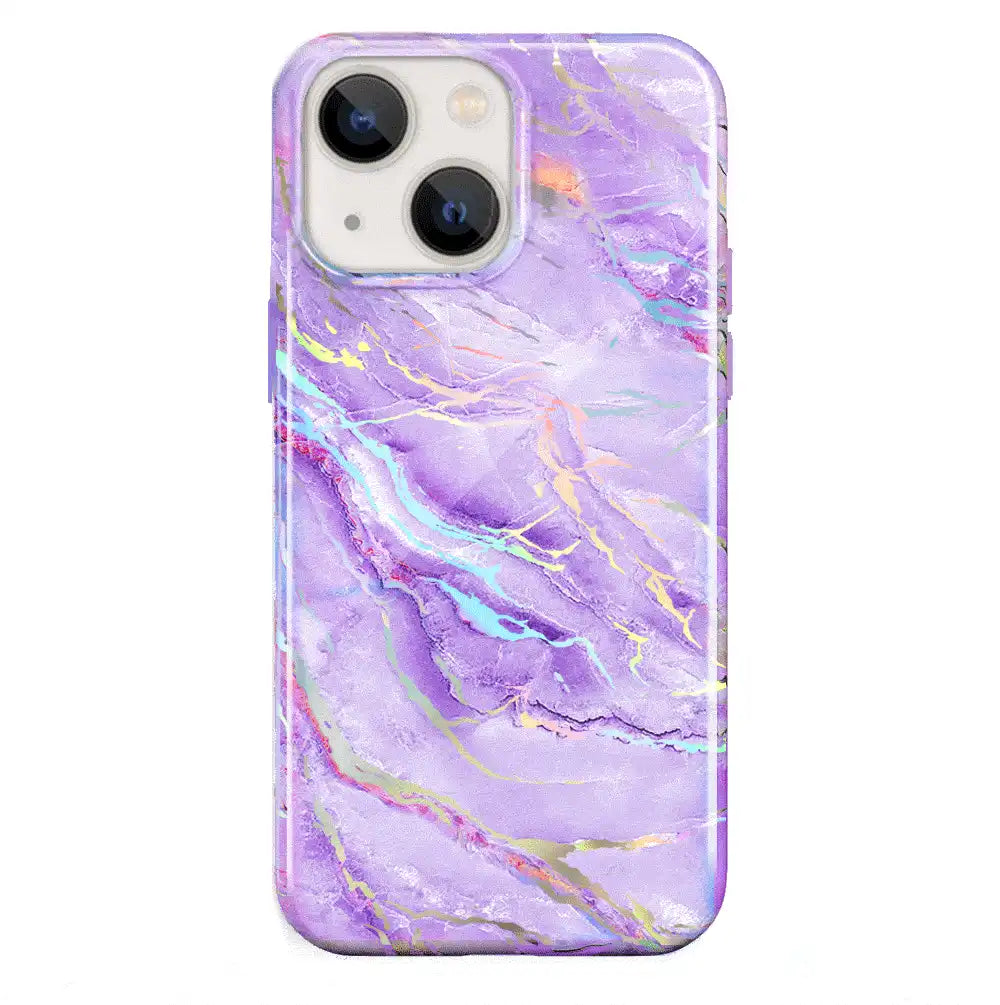 Purple Holo Moonstone iPhone Case