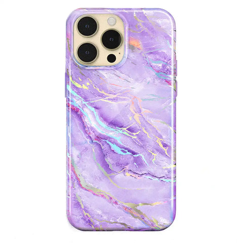 Purple Holo Moonstone iPhone Case
