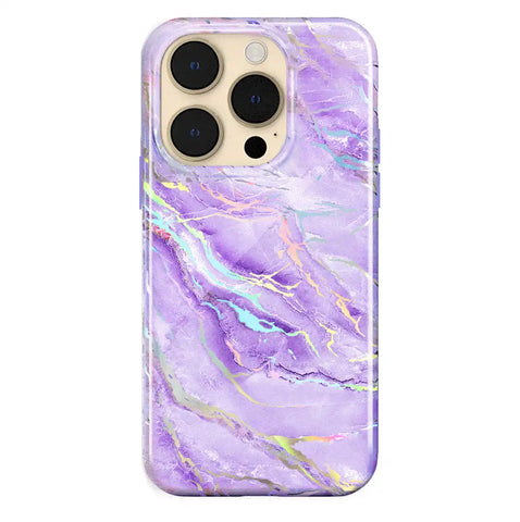 Purple Holo Moonstone iPhone Case