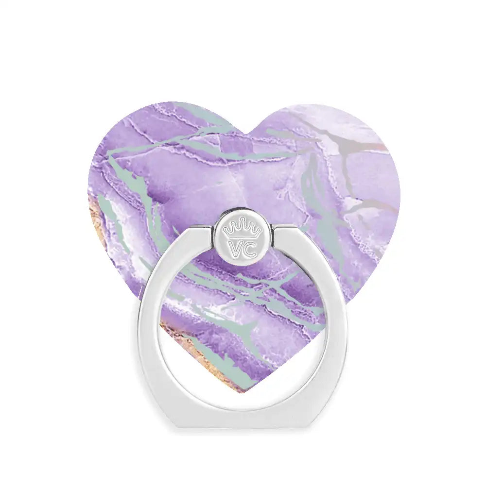 Purple Holo Moonstone Phone Ring