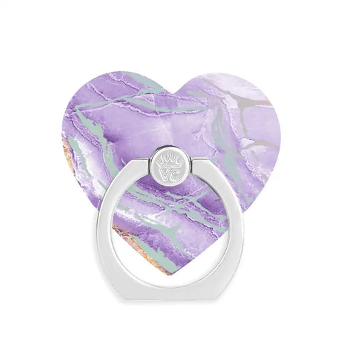 Purple Holo Moonstone Phone Ring