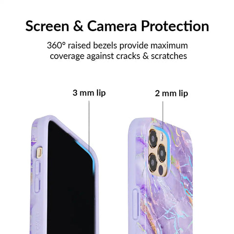 Purple Holo Moonstone iPhone Case