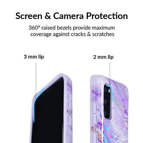 Purple Holo Moonstone Samsung Case