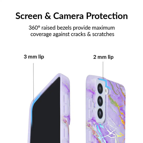 Purple Holo Moonstone Samsung Case