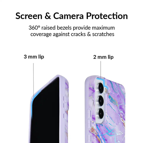 Purple Holo Moonstone Samsung Case