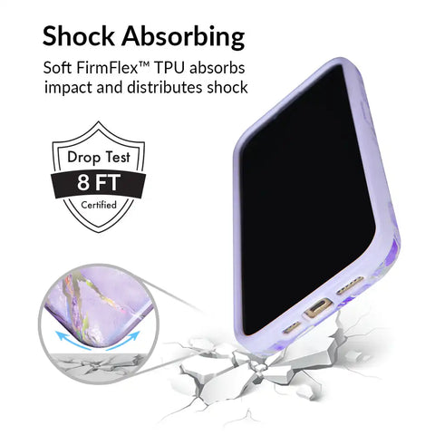 Purple Holo Moonstone iPhone Case
