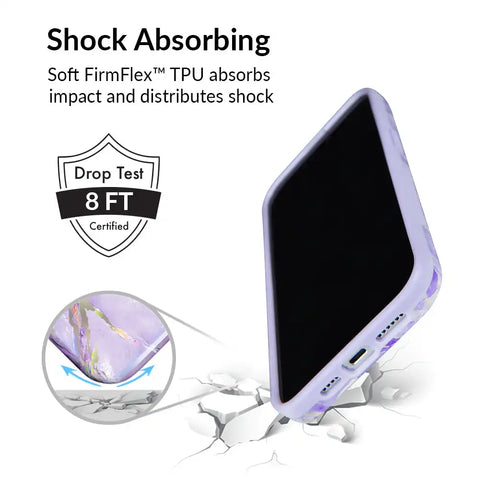 Purple Holo Moonstone iPhone Case