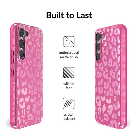 Pink Ruby Leopard Samsung Case