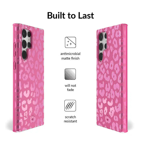 Pink Ruby Leopard Samsung Case