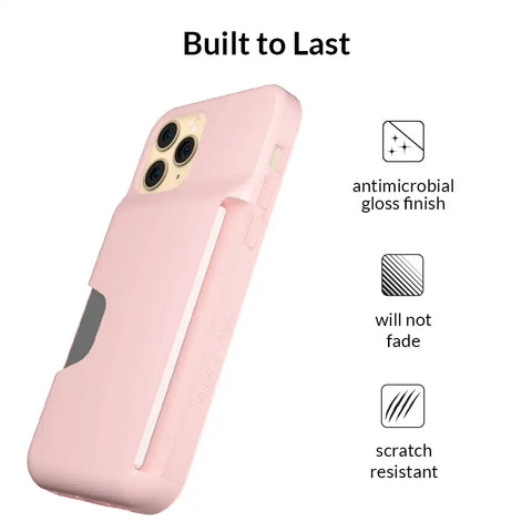 Light Pink iPhone Wallet Case