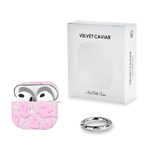 Ghosted Pink Glitter AirPod Case
