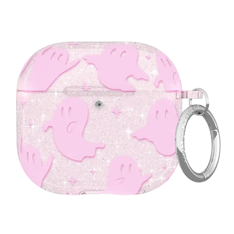Ghosted Pink Glitter AirPod Case
