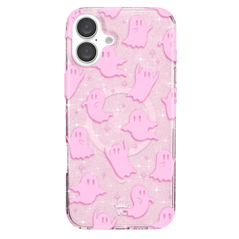 Ghosted Pink Glitter iPhone Case