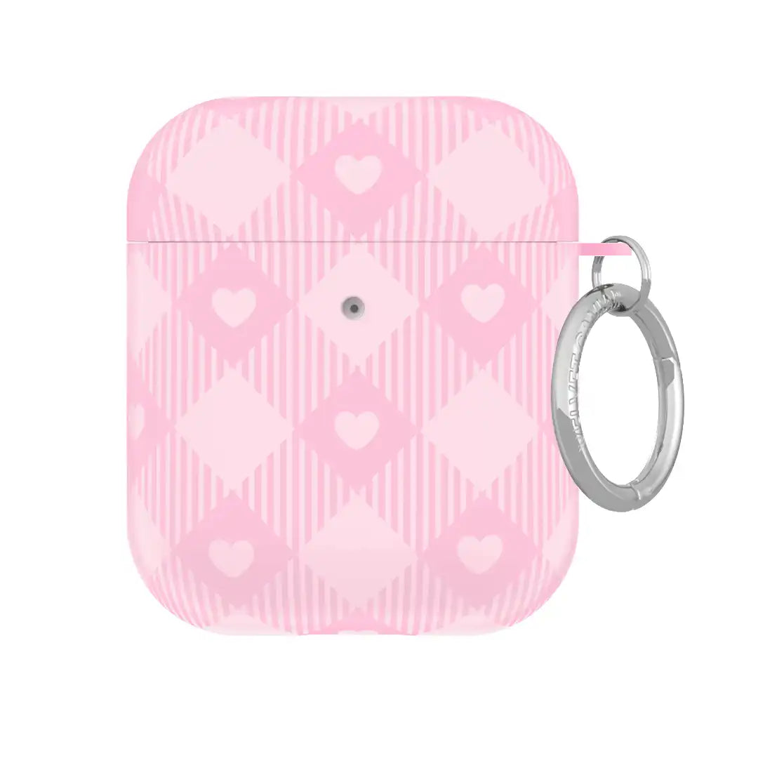 Dolly Pink Gingham AirPod Case