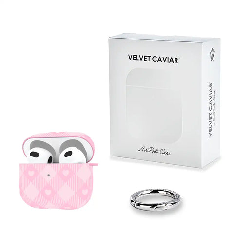 Dolly Pink Gingham AirPod Case